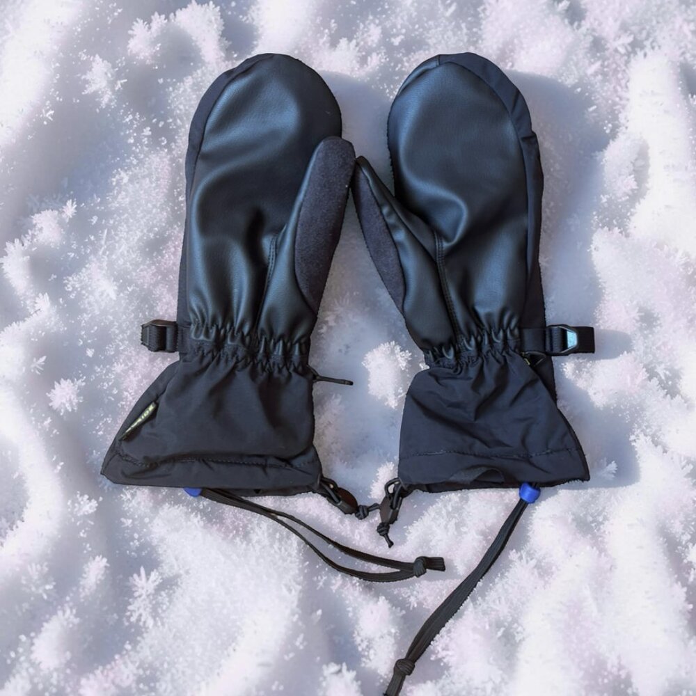 Burton Women's Profile Mittens, True Black, Size Medium - Picture 2 of 9